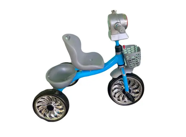 ბავშვთა სამთვალა პედლებიანი ველოსიპედი 280BLU, 3 image