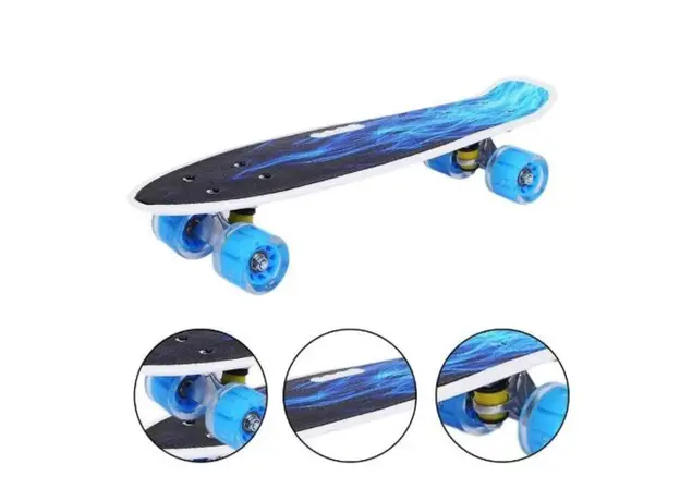 სკეიტბორდი M350YST-ALI მანათობელი ბორბლები და სახელურით, 3 image