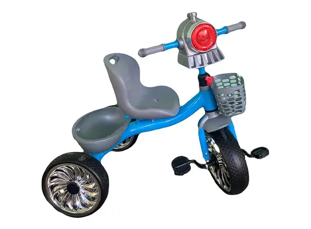 ბავშვთა სამთვალა პედლებიანი ველოსიპედი 280BLU, 2 image