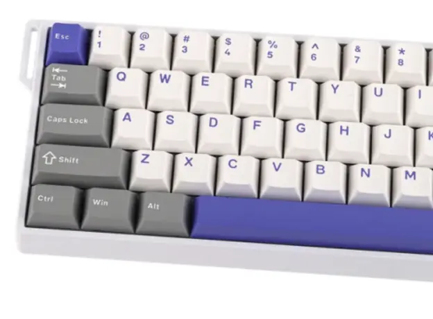 კლავიატურა AULA WIN60 HE MAX Edition RGB Wired Gaming Keyboard White/Grey/Blue (Wing Chun Magnetic Switch), 3 image