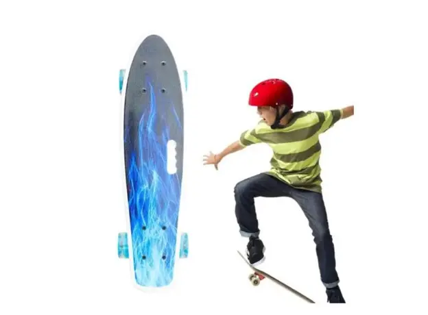 სკეიტბორდი M350YST-ALI მანათობელი ბორბლები და სახელურით, 4 image