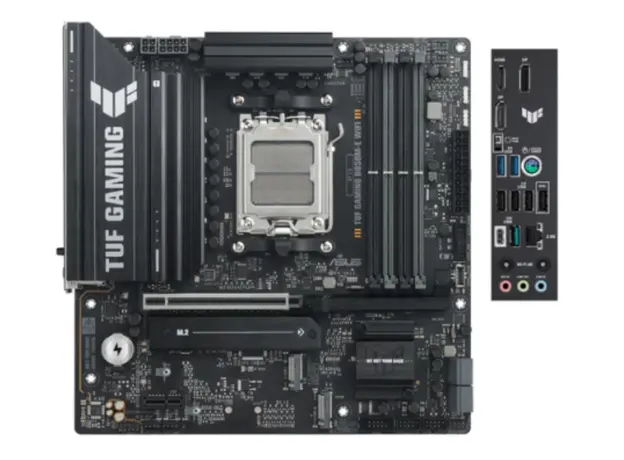 დედა დაფა ASUS Motherboard TUF GAMING B850M-E WIFI sAM5 B850 4xDDR5 M.2 HDMI DP WiFi BT mATX, 4 image