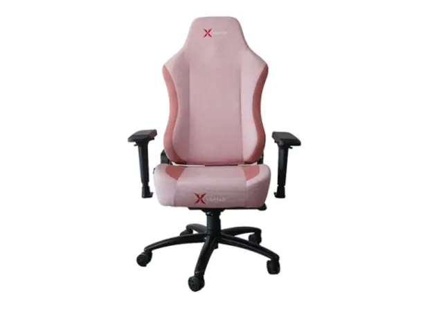 სათამაშო სავარძელი Vertex Kiti Gaming Chair Pink Fabric, 3 image