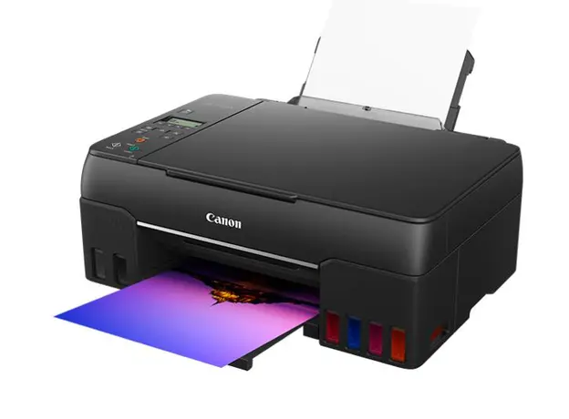 Printer Canon MFP PIXMA G640 with Scanner 600 x 1200 dpi and high yield ink bottles, printing, 4 image