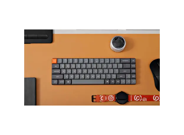 კლავიატურა Keychron K7 Max 84 keys, Gateron Red, WL/BT/USB-A, RGB, black, 4 image