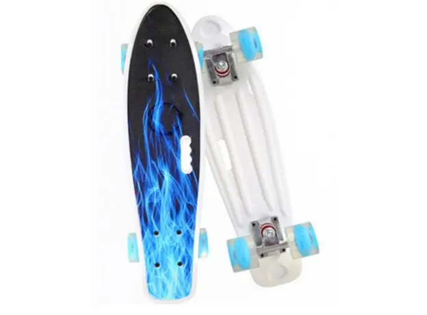 სკეიტბორდი M350YST-ALI მანათობელი ბორბლები და სახელურით, 2 image