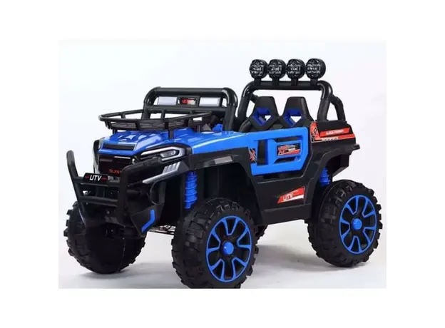 ბავშვის ელექტრო მანქანა V5588 კაუჩუკის საბურავებით,ტყავის სკამით, 4 image