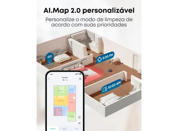 მტვერსასრუტი Eufy X10 Pro Omni B2B - Europe (excluded UK plug) Black Iteration 1, 7 image