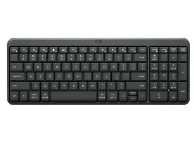 კლავიატურა LOGITECH K250 Compact Bluetooth Wireless Keyboard - GRAPHITE - RUS - 2.4GHZ/BT - INTNL-973
