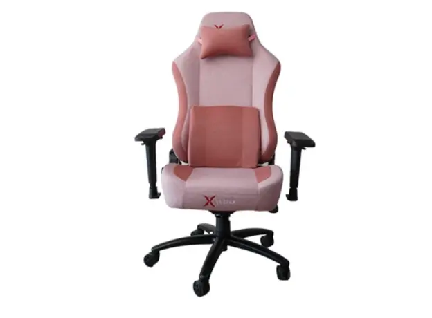 სათამაშო სავარძელი Vertex Kiti Gaming Chair Pink Fabric