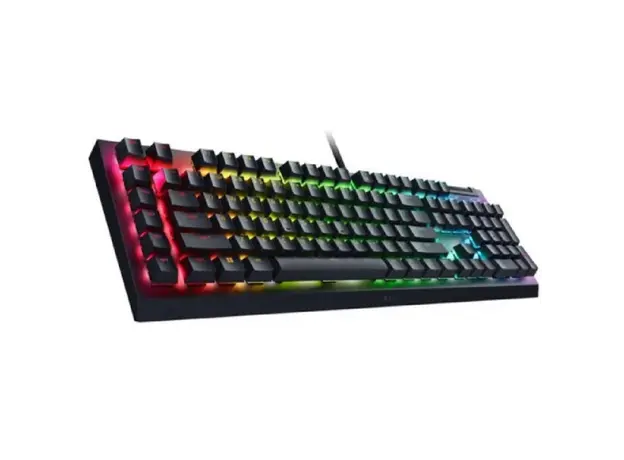 Razer Keyboard mechanical BlackWidow V4 X, 110key, Yellow Switch, USB-A, EN, RGB, black, 5 image