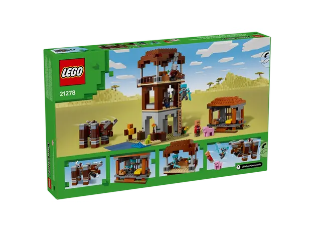 ლეგო LEGO Constructor Minecraft The Pillager Outpost and Ravager