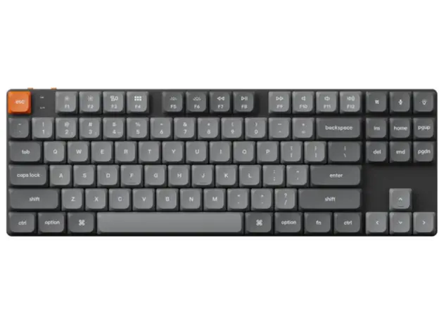 კლავიატურა Keychron K1 Max 84 keys, Gateron Red, WL/BT/USB-A, RGB, black