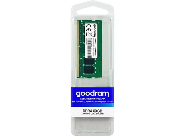ოპერატიული მეხსიერება Goodram DDR4 8GB 2666MHz GR2666S464L19S/8G SODIMM, 3 image