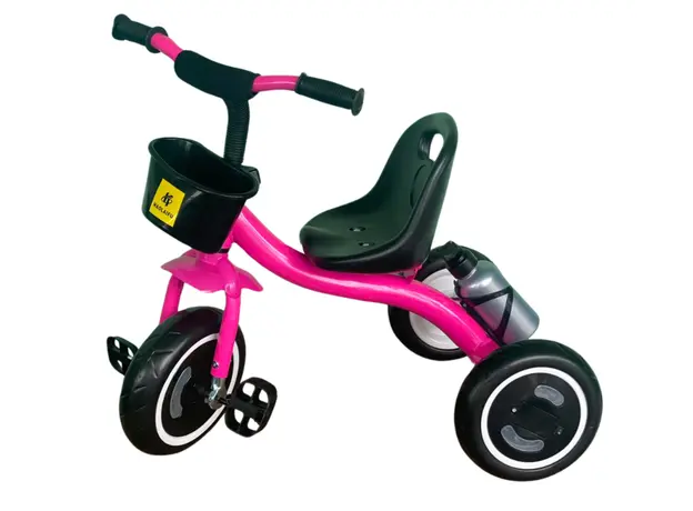 ბავშვთა სამთვალა პედლებიანი ველოსიპედი 513PINK, 2 image