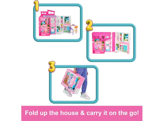 სათამაშო კომპლექტი MATTEL Barbie House, 7 image