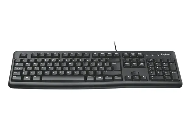 კლავიატურა LOGITECH K120 Corded Keyboard - BLACK - USB - RUS, 3 image