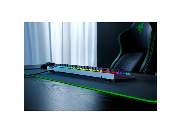 Razer Keyboard mechanical BlackWidow V4 X, 110key, Yellow Switch, USB-A, EN, RGB, black, 6 image