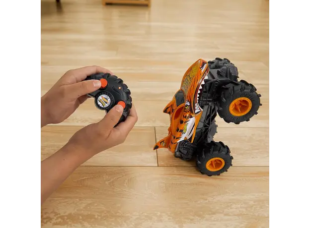 სათამაშო მანქანა Mattel Hot Wheels Monster Trucks 1:24 Tiger SharkTM RC Vehicle, 7 image