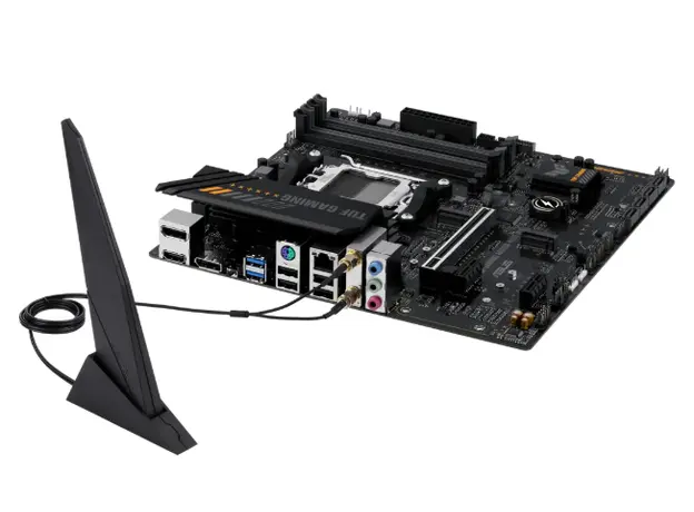 დედა დაფა ASUS TUF GAMING A620M-PLUS WIFI sAM5 A620 4xDDR5 HDMI DP Wi-Fi BT mATX, 2 image