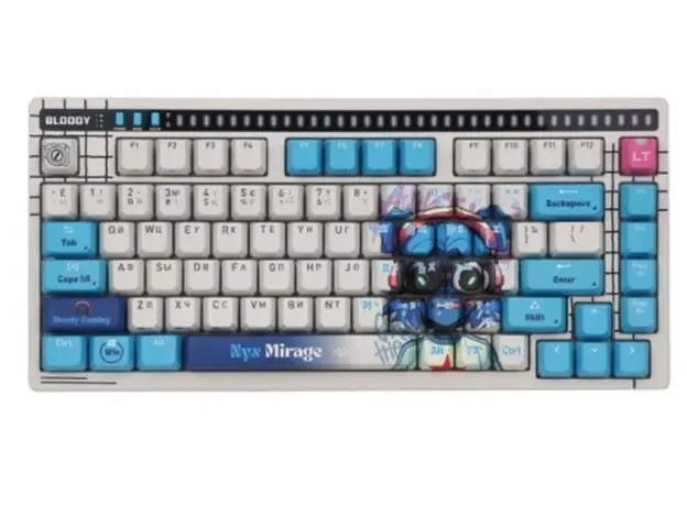 კლავიატურა A4tech Bloody AT75 Alpha Optical Switch Keyboard Nyx Mirage, 2 image