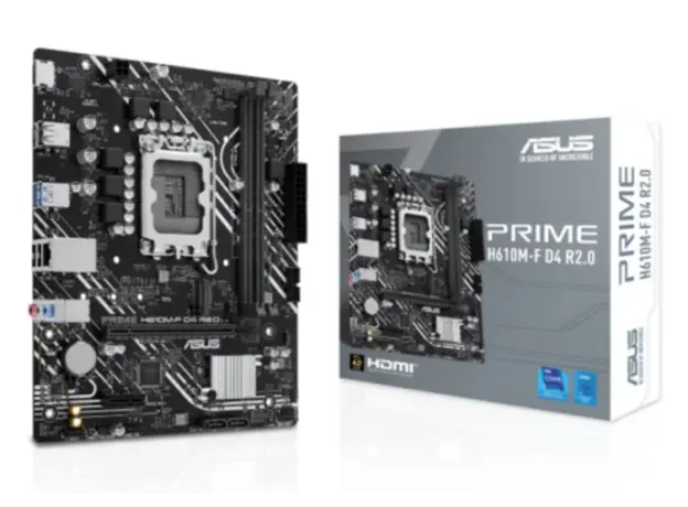 დედა დაფა Asus PRIME H610M-F D4 R2.0 2DDR4 LGA1700 - 90MB1H70-M0EAY0, 2 image