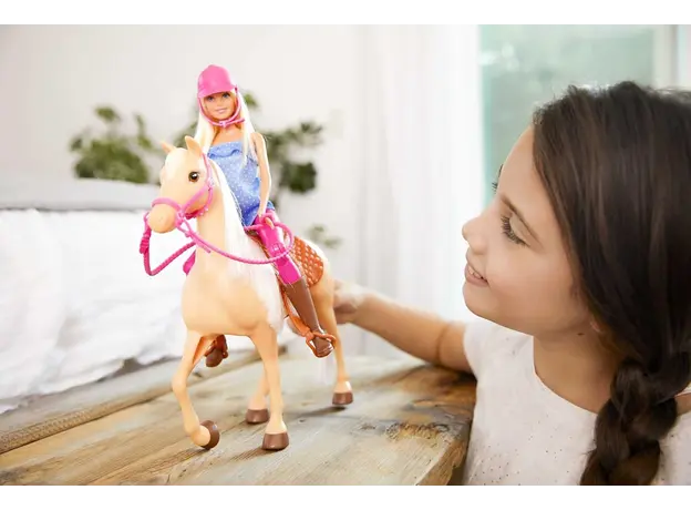 ბარბის თოჯინა MATTEL Barbie Doll & Horse, 5 image