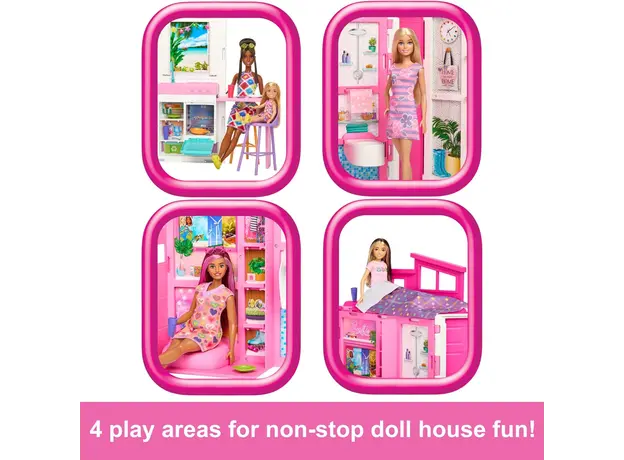 სათამაშო კომპლექტი MATTEL Barbie House, 6 image