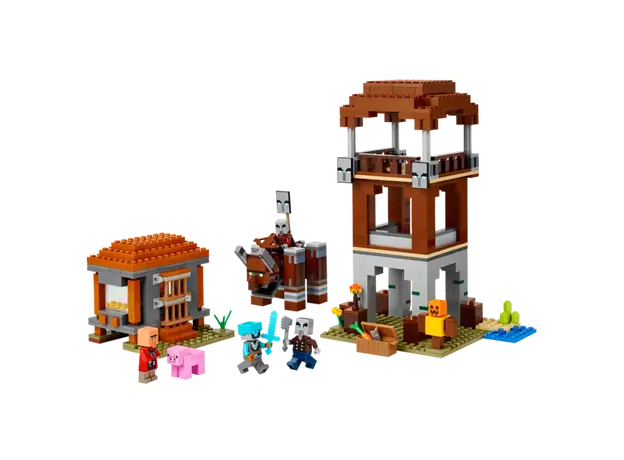 ლეგო LEGO Constructor Minecraft The Pillager Outpost and Ravager, 4 image
