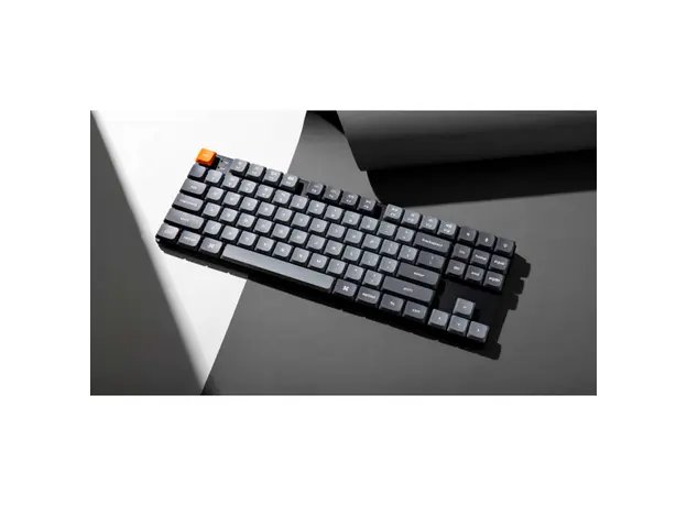 კლავიატურა Keychron K1 Max 84 keys, Gateron Red, WL/BT/USB-A, RGB, black, 4 image