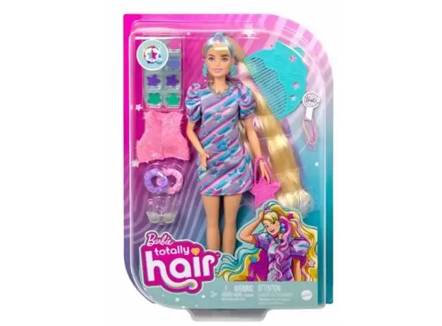 ბარბის თოჯინა Mattel Barbie® Totally Hair Doll - Blonde, 3 image