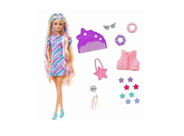 ბარბის თოჯინა Mattel Barbie® Totally Hair Doll - Blonde, 4 image