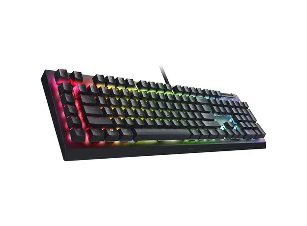 კლავიატურა Razer Keyboard mechanical BlackWidow V4 X, 110key, Yellow Switch, USB-A, EN/RU, RGB, black, 4 image