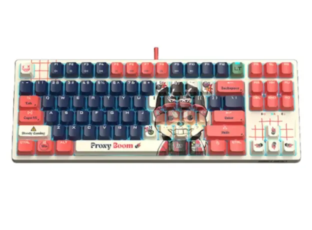 კლავიატურა A4tech Bloody AT87 Alpha Optical Switch Keyboard Proxy Boom, 3 image