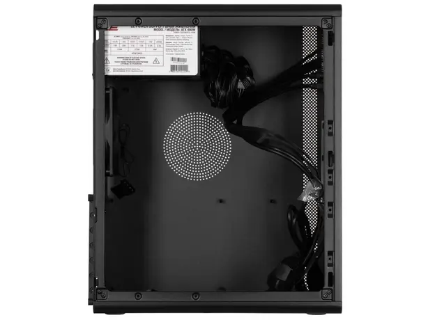 კომპიუტერის ქეისი 2E-V500B-400, PC case 2E Credo V500B-400 with PSU 2E ATX400, 1xUSB3.0, 1х USB 2.0, 1xUSB Type-C, 1x120mm, VGA 310mm, ATX, black, 6 image