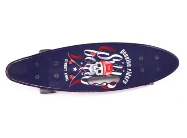 სკეიტბორდი M350YST-SKALETON მანათობელი ბორბლები და სახელურით, 2 image