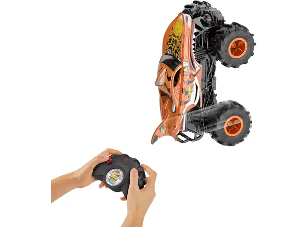 სათამაშო მანქანა Mattel Hot Wheels Monster Trucks 1:24 Tiger SharkTM RC Vehicle, 4 image