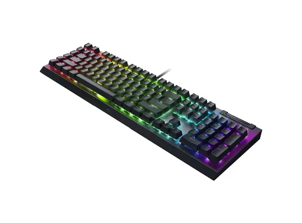 კლავიატურა Razer Keyboard mechanical BlackWidow V4 X, 110key, Yellow Switch, USB-A, EN/RU, RGB, black, 3 image
