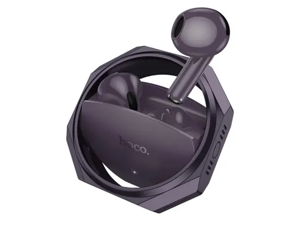 ყურსასმენი Hoco EW70 Glory true wireless BT headset black purple, 2 image
