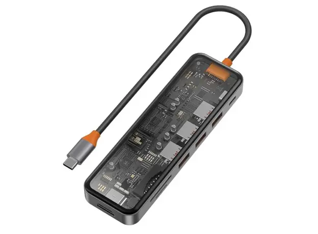 USB ჰაბი WiWU CB007 Space Gray