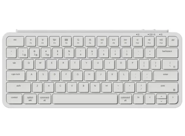 კლავიატურა Keychron B1 Pro, USB/WL/BT, ivory white, 2 image