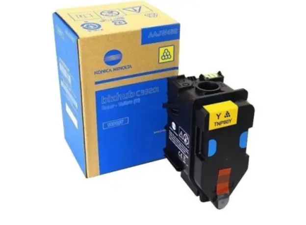 კარტრიჯი Konica Minolta TNP80Y Toner Cartridge Yellow for C3320i - AAJW252, 2 image