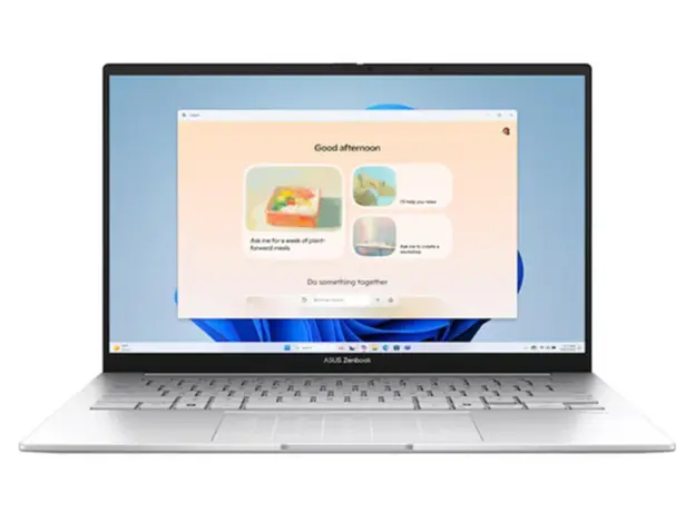 ნოუთბუქი Asustek Zenbook 14" OLED Touch FHD 60Hz 400nit U5 225H 16GB 512GB SSD Intel Graphics DOS Silver, 2 image