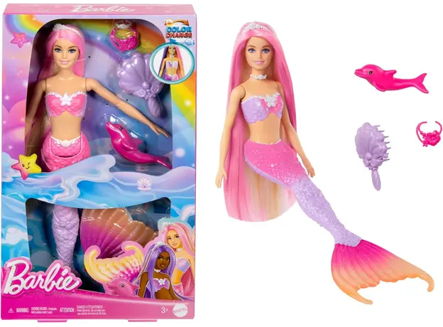 ბარბის თოჯინა MATTEL Barbie Dreamtopia New Feature Mermaid - Malibu