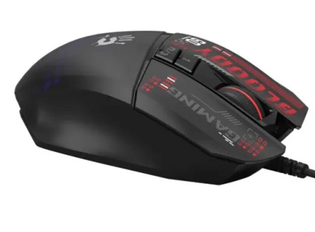 მაუსი A4tech W60 Max Mini Lightweight RGB Gaming Mouse Black, 3 image