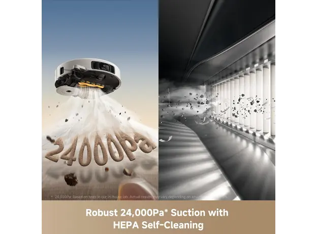 რობოტი მტვერსასრუტი Mova Robot Vacuum V50 Ultra Complete White (RLV72LE-1), 10 image