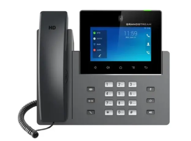IP ტელეფონი Grandstream  GXV3450 IP Video Phone, 5 inch 1280x720 capacitive touch screen, 16 lines with up to 16 SIP accounts, 2 image