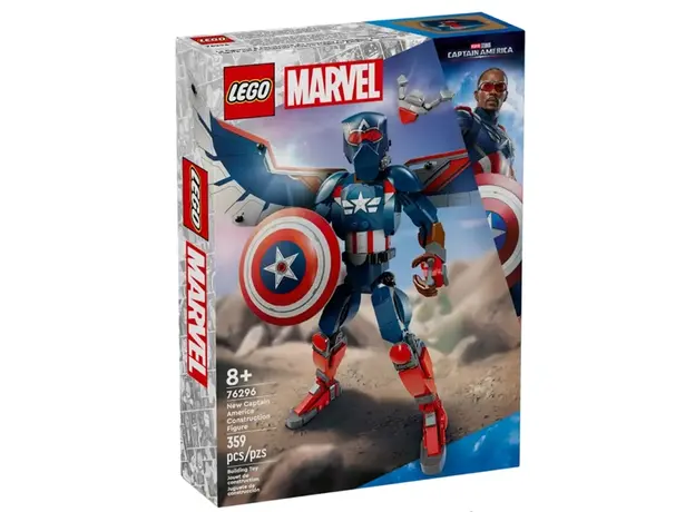ლეგო LEGO Marvel Sam Wilson Captain America Buildable Figure