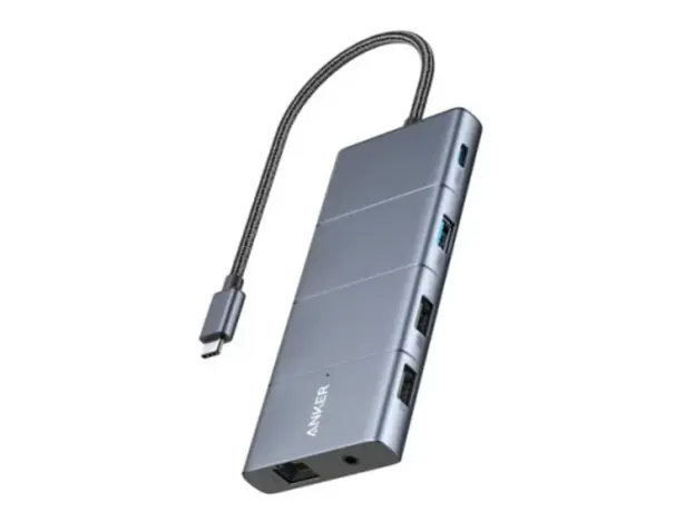 USB ჰაბი Anker 565 USB-C Hub (11-in-1) B2C - UN Gray Iteration 1, 2 image
