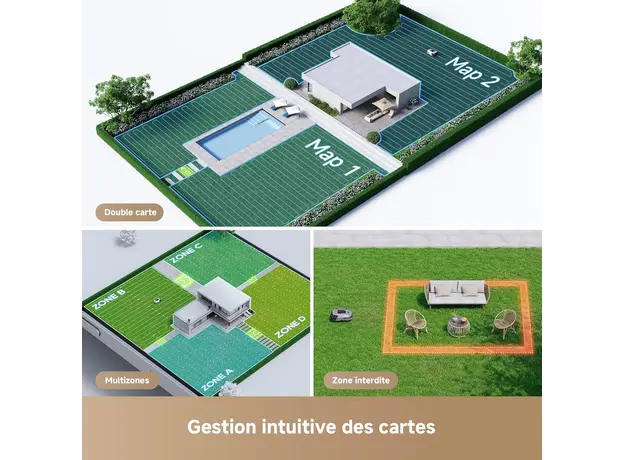 რობოტი გაზონის საკრეჭი Roboticmower Dreame Roboticmower A1 Pro (MLLA7210), 5 image